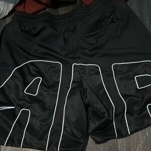 Black AIR Graphic Men's Shorts